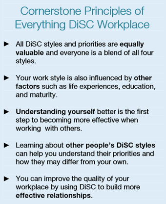 Everything DiSC Workplace Cornerstone Principles