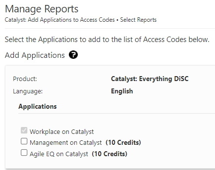 Add applications to Catalyst learner's account