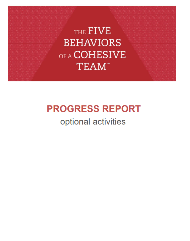 Progress Report Activities