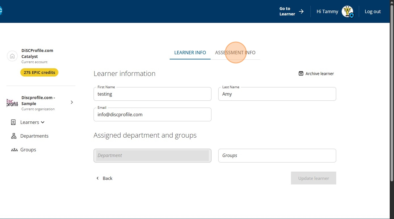 Catalyst help: adding learners one by one
