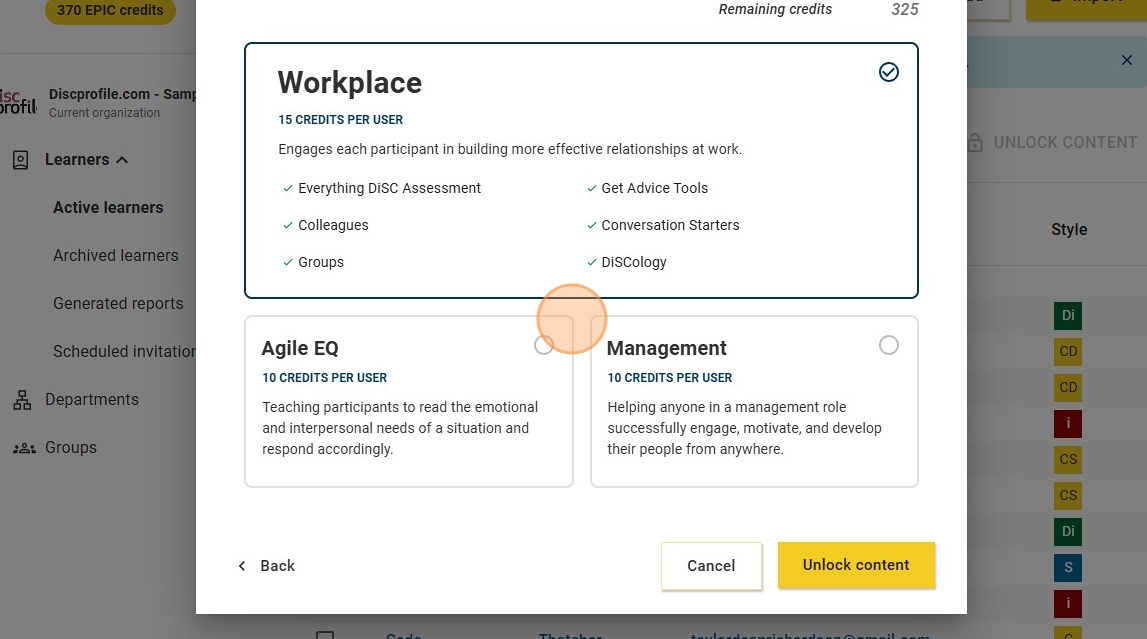 Catalyst help: importing a list of learners