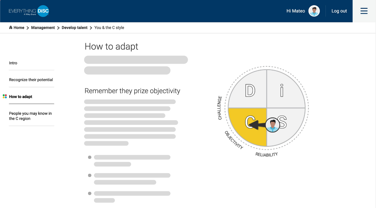 Everything DiSC Management on Catalyst gives advice for developing staff of different DiSC styles
