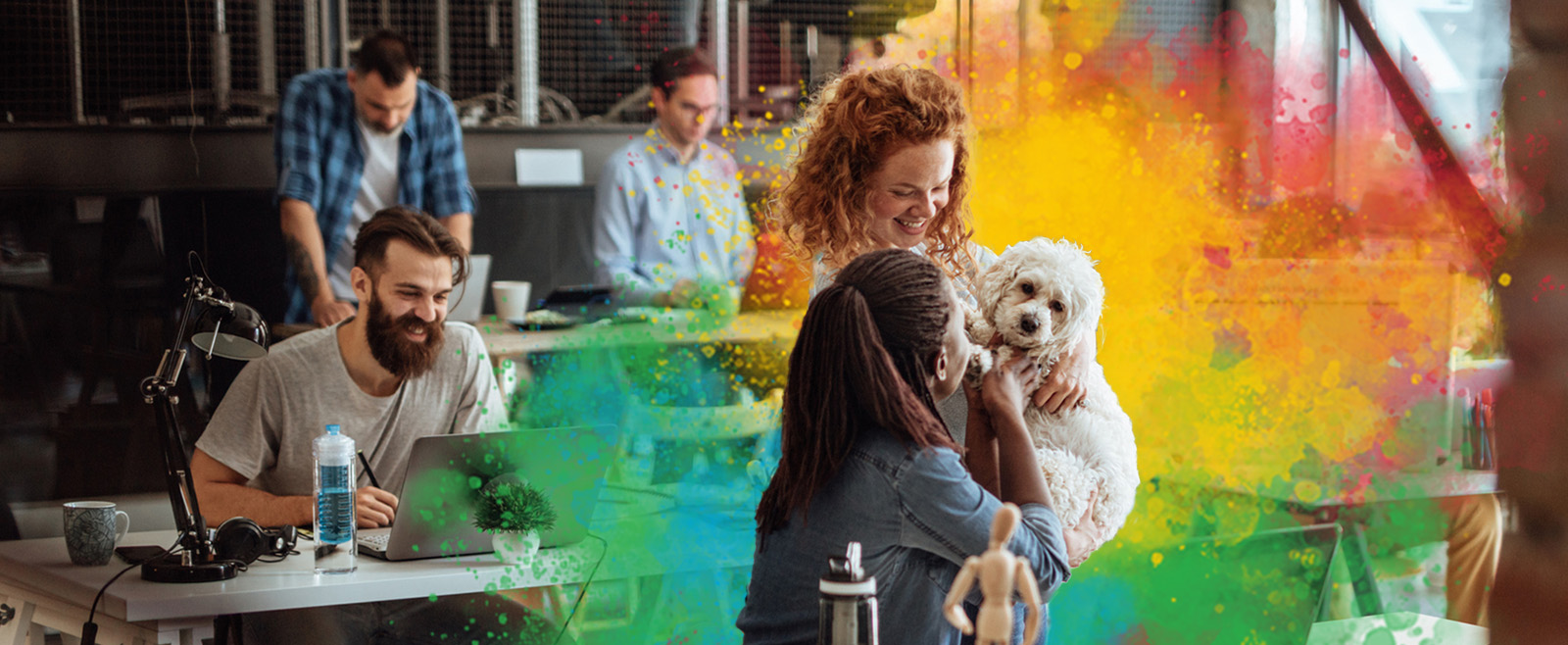 Group culture in an open office