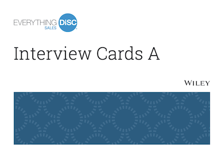 Sales Interview Cards