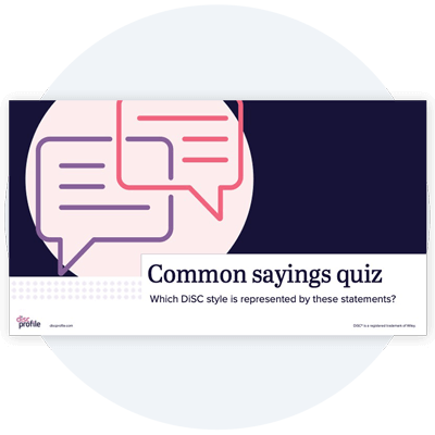 Common Sayings Quiz Title Slide