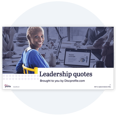 Quotes about Leadership title slide