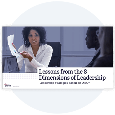Lessons from Each of the 8 Dimensions of Leadership title slide