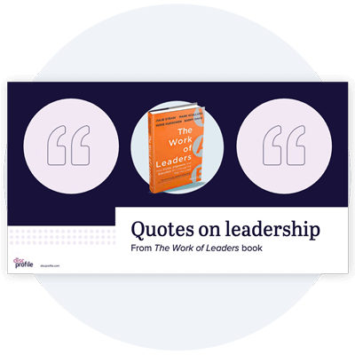 Work of Leaders Quotes title slide