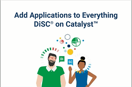 Add Applications to Everything DiSC on Catalyst