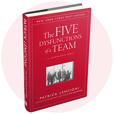 The Five Dysfunctions of a Team book cover