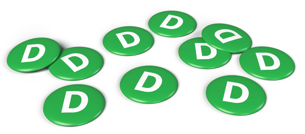D-style buttons
