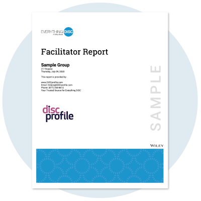 Facilitator Report cover