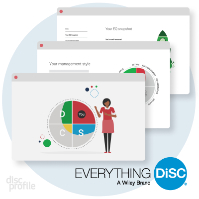 Everything DiSC Workplace, Management, and Agile EQ profiles
