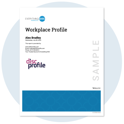 Everything DiSC Workplace profile cover